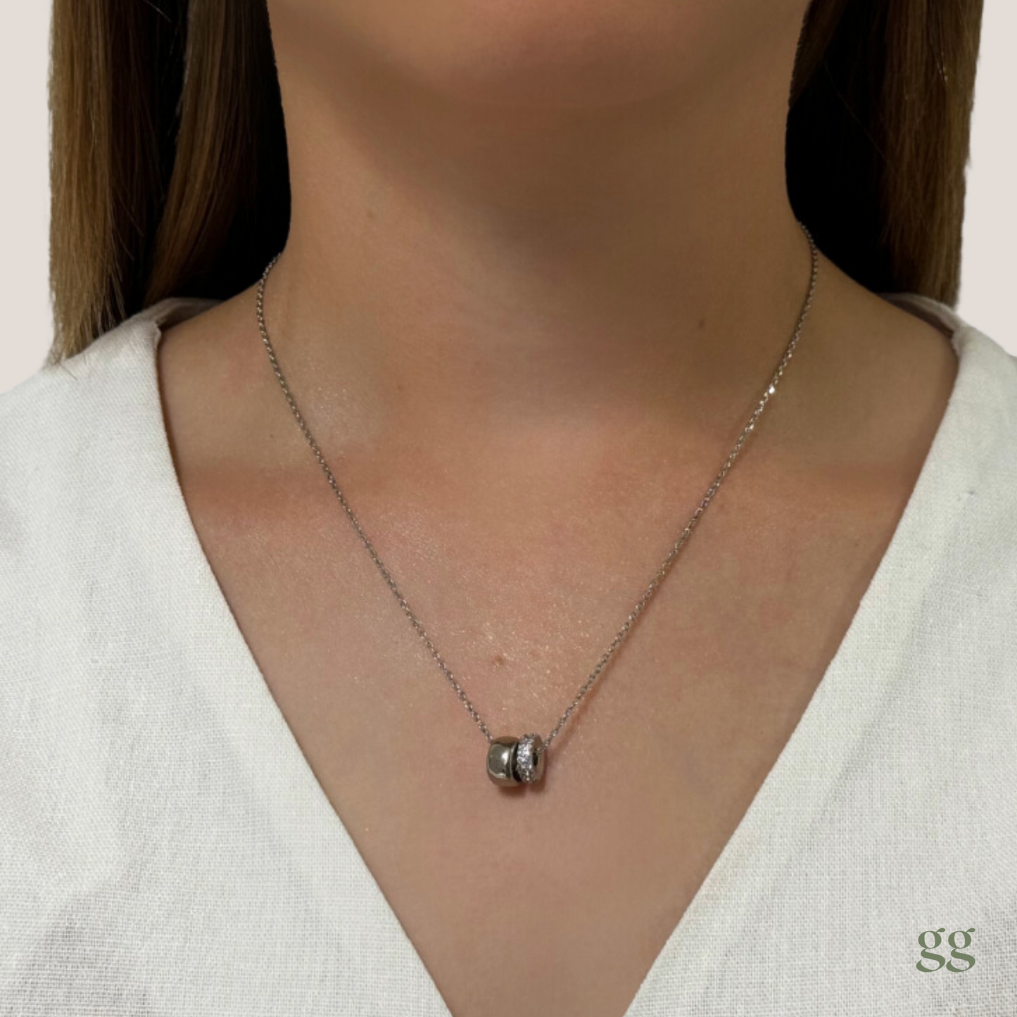 SOPHIA Pendant Necklace Silver