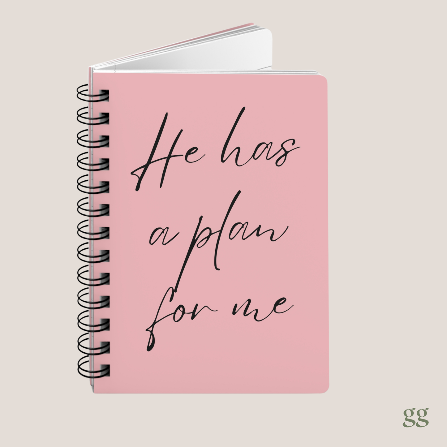 A Grateful Heart - Personalized Gratitude Journal - Mint
