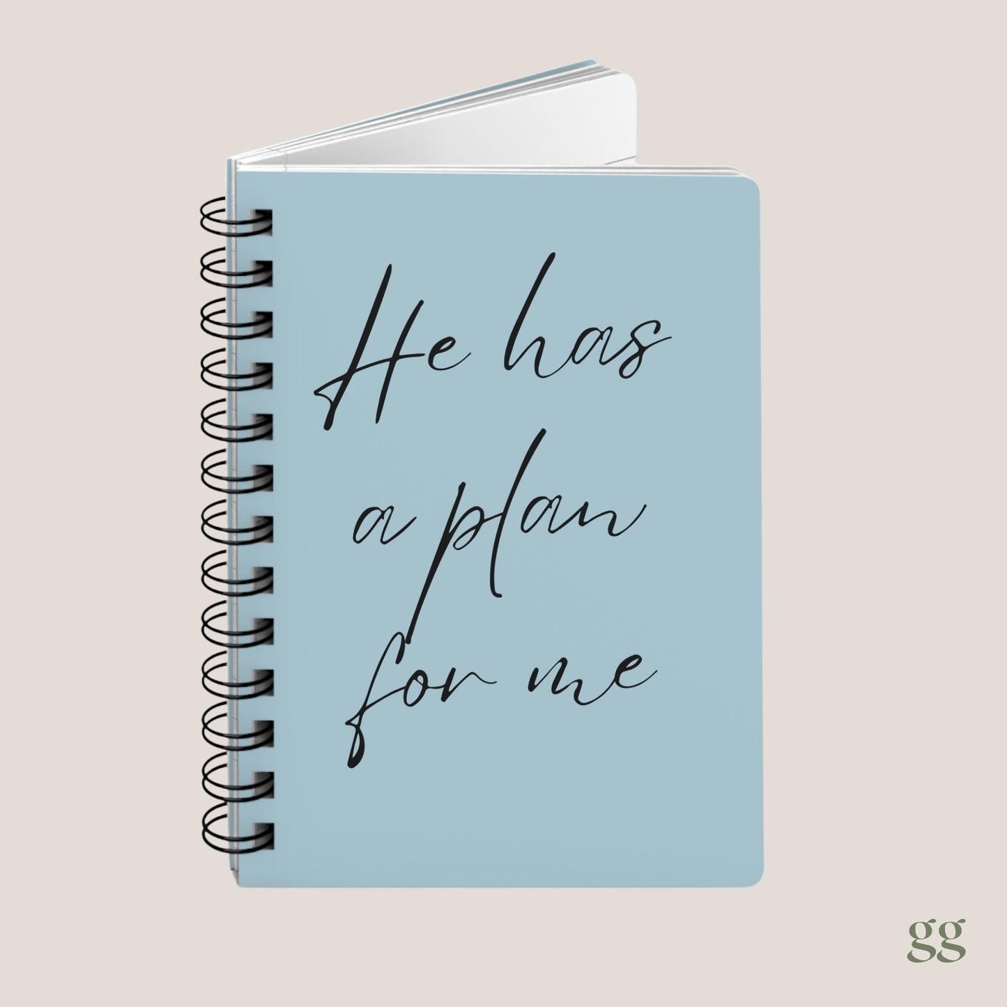 A Grateful Heart - Personalized Gratitude Journal - Mint