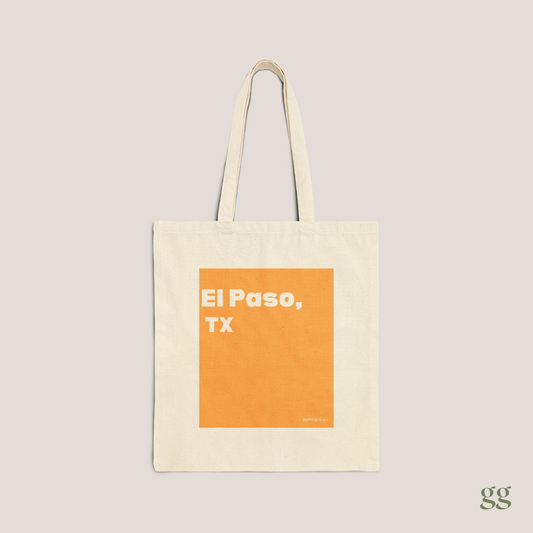 Texan Heart Tote Bag - El Paso